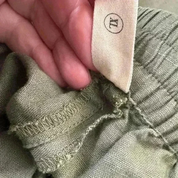Grae Cove Linen Blend Pants Size XL Cropped Lagenlook TikTok Viral Blogger - Picture 8 of 16